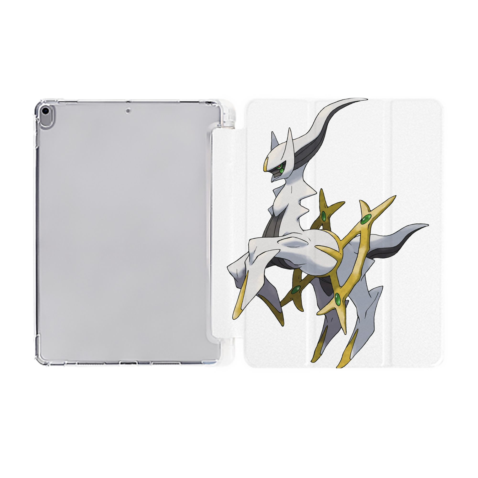 （画像用） ポケットモンスター Pokémon IPad ケース ペン収納付き 三つ折りスタンド PUレザー×シリコン 対応機種9.5/10.5/10.9インチ